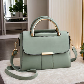Bolsa Tiracolo Feminina – Verde Claro Minimalista e Versátil