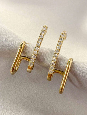 Brincos Femininos Assimétricos – Estilo Moderno e Delicado