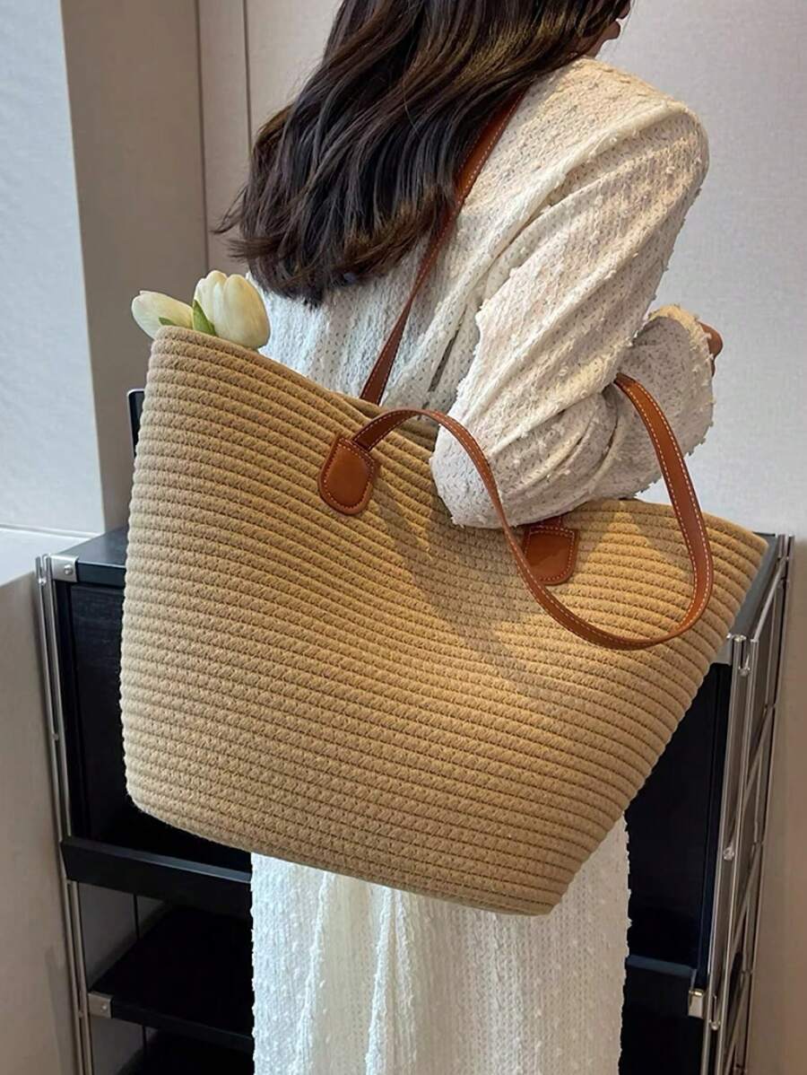 Bolsa de Palha Moderna – Moda Praia