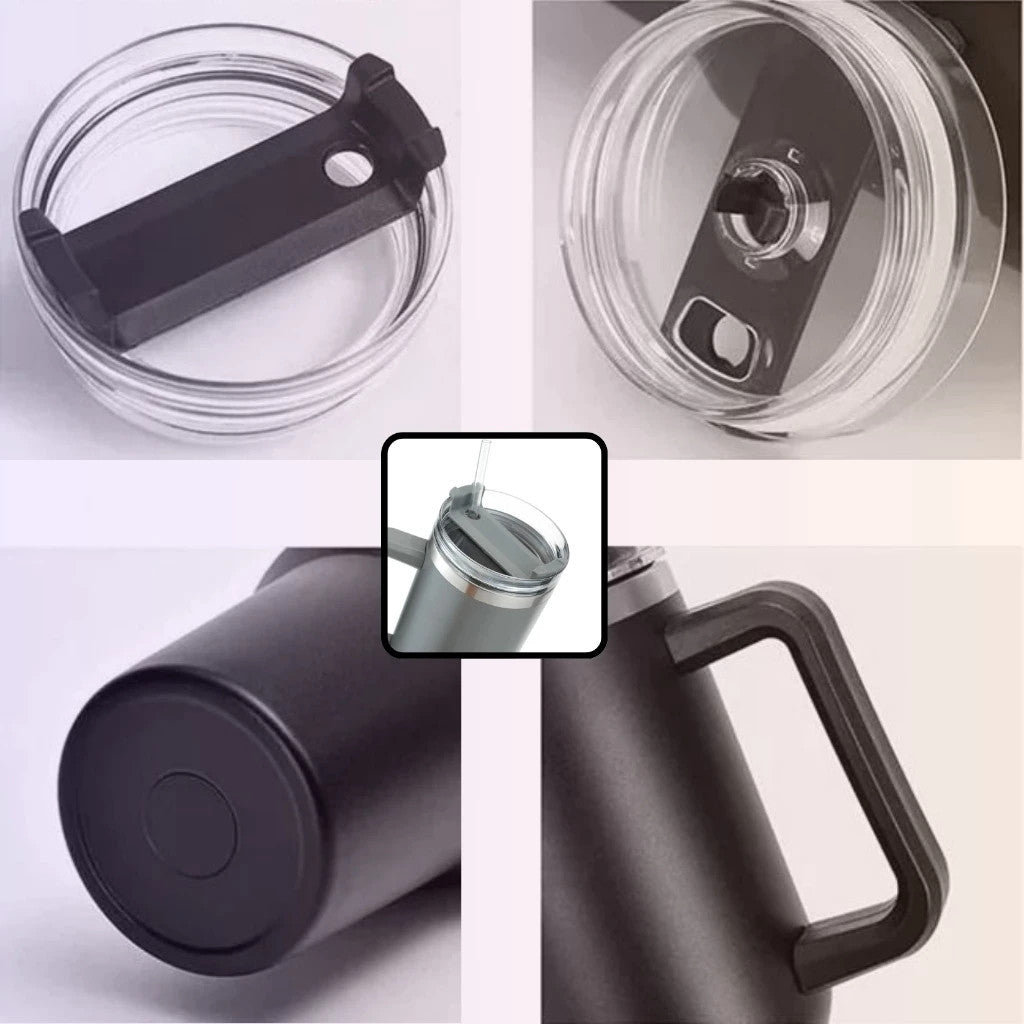 Copo Térmico Premium 1200ml – Inox e Parede Dupla para Uso Diário