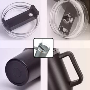 Copo Térmico Premium 1200ml – Inox e Parede Dupla para Uso Diário