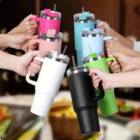 Copo Térmico Premium 1200ml – Inox e Parede Dupla para Uso Diário