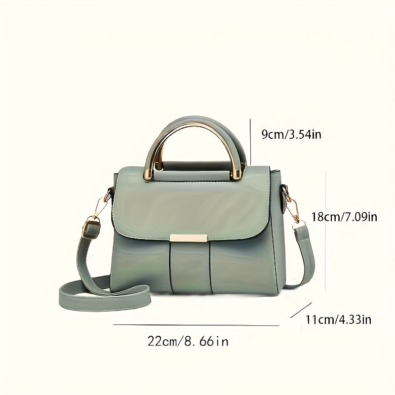 Bolsa Tiracolo Feminina – Verde Claro Minimalista e Versátil